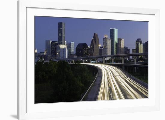 City Skyline, Houston, Texas, United States of America, North America-Gavin-Framed Photographic Print