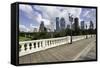 City Skyline, Houston, Texas, United States of America, North America-Gavin-Framed Stretched Canvas