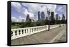 City Skyline, Houston, Texas, United States of America, North America-Gavin-Framed Stretched Canvas