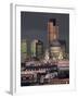 City Skyline Illuminated at Night, London, England, UK-Miller John-Framed Photographic Print