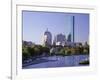 City Skyline in Early Morning, Boston, Massachusetts, New England, USA-Roy Rainford-Framed Photographic Print