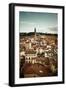 City Skyline in Florence Rooftop View in Italy-Songquan Deng-Framed Photographic Print