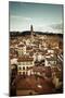 City Skyline in Florence Rooftop View in Italy-Songquan Deng-Mounted Photographic Print
