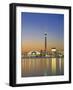 City Skyline Including Cn Tower in the Evening, Toronto, Ontario, Canada-Roy Rainford-Framed Photographic Print