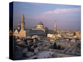 City Skyline Including Omayyad Mosque and Souk, Damascus, Syria, Middle East-Bruno Morandi-Stretched Canvas