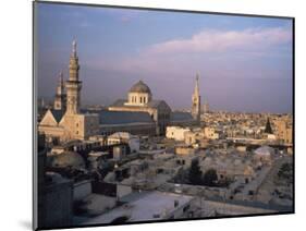 City Skyline Including Omayyad Mosque and Souk, Damascus, Syria, Middle East-Bruno Morandi-Mounted Photographic Print