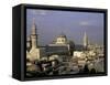 City Skyline Including Omayyad Mosque and Souk, Unesco World Heritage Site, Damascus, Syria-Bruno Morandi-Framed Stretched Canvas