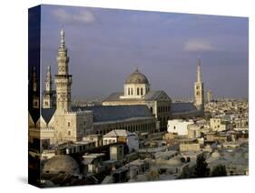 City Skyline Including Omayyad Mosque and Souk, Unesco World Heritage Site, Damascus, Syria-Bruno Morandi-Stretched Canvas