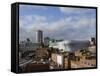 City Skyline, Including Selfridges, Birmingham, England, United Kingdom, Europe-Charles Bowman-Framed Stretched Canvas