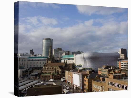 City Skyline, Including Selfridges, Birmingham, England, United Kingdom, Europe-Charles Bowman-Stretched Canvas