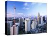 City Skyline Including the Petronas Building, Kuala Lumpur, Malaysia, Southeast Asia-Gavin Hellier-Stretched Canvas