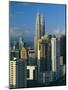 City Skyline Including the Petronas Building, the World's Highest Building, Kuala Lumpur, Malaysia-Gavin Hellier-Mounted Photographic Print