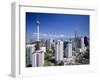 City Skyline Including the Petronas Towers, the World's Tallest Building, Kuala Lumpar, Malaysia-Gavin Hellier-Framed Photographic Print