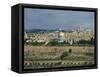 City Skyline, Jerusalem, Israel, Middle East-Harding Robert-Framed Stretched Canvas