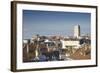 City Skyline, Lausanne, Vaud, Switzerland, Europe-Ian Trower-Framed Photographic Print