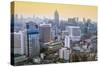 City Skyline Looking Along the Bts Skytrain-Alex Robinson-Stretched Canvas