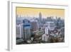 City Skyline Looking Along the Bts Skytrain-Alex Robinson-Framed Photographic Print