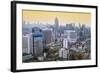 City Skyline Looking Along the Bts Skytrain-Alex Robinson-Framed Photographic Print