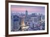 City Skyline Looking Along the Bts Skytrain-Alex Robinson-Framed Photographic Print