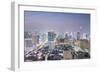 City Skyline Looking Along the Bts Skytrain-Alex Robinson-Framed Photographic Print