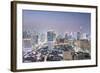 City Skyline Looking Along the Bts Skytrain-Alex Robinson-Framed Photographic Print