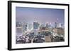 City Skyline Looking Along the Bts Skytrain-Alex Robinson-Framed Photographic Print