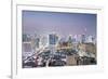 City Skyline Looking Along the Bts Skytrain-Alex Robinson-Framed Photographic Print