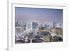 City Skyline Looking Along the Bts Skytrain-Alex Robinson-Framed Photographic Print