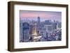 City Skyline Looking Along the Bts Skytrain-Alex Robinson-Framed Photographic Print