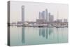 City Skyline Looking Towards the Emirates Palace Hotel and Etihad Towers-Jane Sweeney-Stretched Canvas