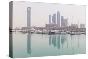 City Skyline Looking Towards the Emirates Palace Hotel and Etihad Towers-Jane Sweeney-Stretched Canvas