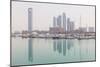 City Skyline Looking Towards the Emirates Palace Hotel and Etihad Towers-Jane Sweeney-Mounted Photographic Print