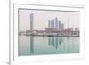 City Skyline Looking Towards the Emirates Palace Hotel and Etihad Towers-Jane Sweeney-Framed Photographic Print