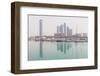 City Skyline Looking Towards the Emirates Palace Hotel and Etihad Towers-Jane Sweeney-Framed Photographic Print