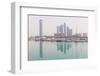 City Skyline Looking Towards the Emirates Palace Hotel and Etihad Towers-Jane Sweeney-Framed Photographic Print