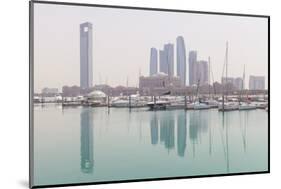 City Skyline Looking Towards the Emirates Palace Hotel and Etihad Towers-Jane Sweeney-Mounted Photographic Print