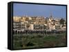 City Skyline, Meknes, Morocco, North Africa, Africa-Woolfitt Adam-Framed Stretched Canvas