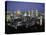 City Skyline, Montreal, Quebec, Canada-Walter Bibikow-Stretched Canvas