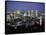 City Skyline, Montreal, Quebec, Canada-Walter Bibikow-Framed Stretched Canvas