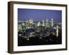 City Skyline, Montreal, Quebec, Canada-Walter Bibikow-Framed Premium Photographic Print