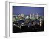City Skyline, Montreal, Quebec, Canada-Walter Bibikow-Framed Photographic Print