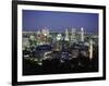 City Skyline, Montreal, Quebec, Canada-Walter Bibikow-Framed Photographic Print