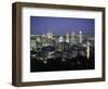 City Skyline, Montreal, Quebec, Canada-Walter Bibikow-Framed Photographic Print