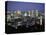 City Skyline, Montreal, Quebec, Canada-Walter Bibikow-Stretched Canvas