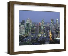 City Skyline, Montreal, Quebec Province, Canada-Gavin Hellier-Framed Photographic Print