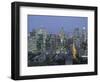 City Skyline, Montreal, Quebec Province, Canada-Gavin Hellier-Framed Photographic Print