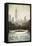 City Skyline New York Vintage V2-Marco Fabiano-Framed Stretched Canvas