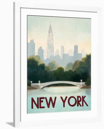 City Skyline New York-Marco Fabiano-Framed Art Print