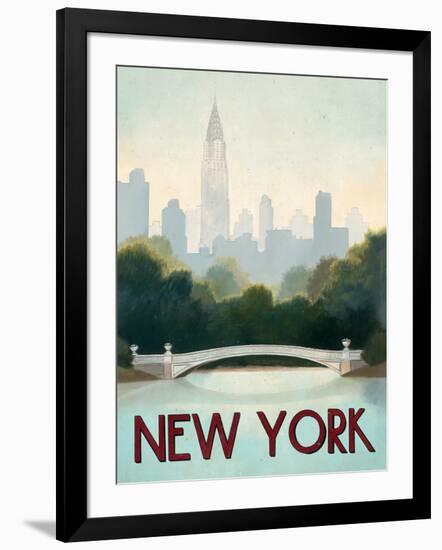 City Skyline New York-Marco Fabiano-Framed Art Print