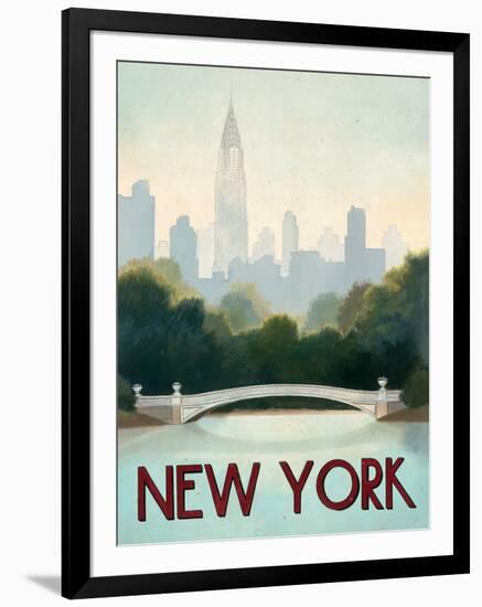 City Skyline New York-Marco Fabiano-Framed Art Print